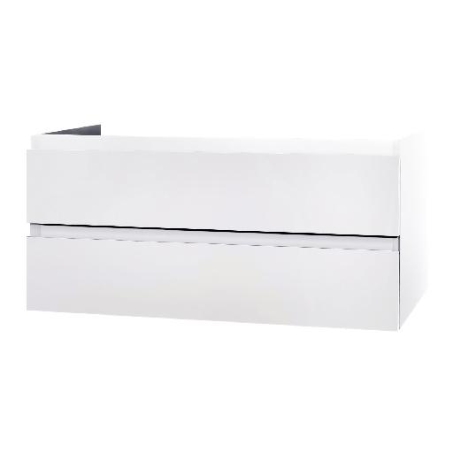 SALLY MEUBLE SOUS-EVIER 80X44.5CM WIT GLOSSY BLANC - Creamag